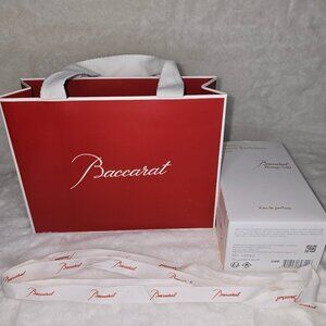 Baccarat Small Red Paper Shopping Bag 8.5" x 6.5" x 2.5"
